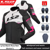 Hendersonshop LS2 Original APEX Motorcycle Jacket Autumn Winter Waterproof Windproof Warm