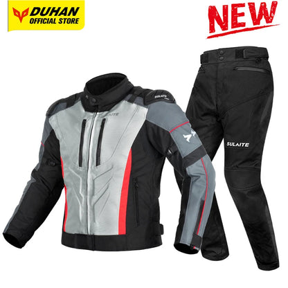 Helmets - Waterproof Men Motorcycle Jackets Windproof Motorcycle Rally Clothes Detachable Warm