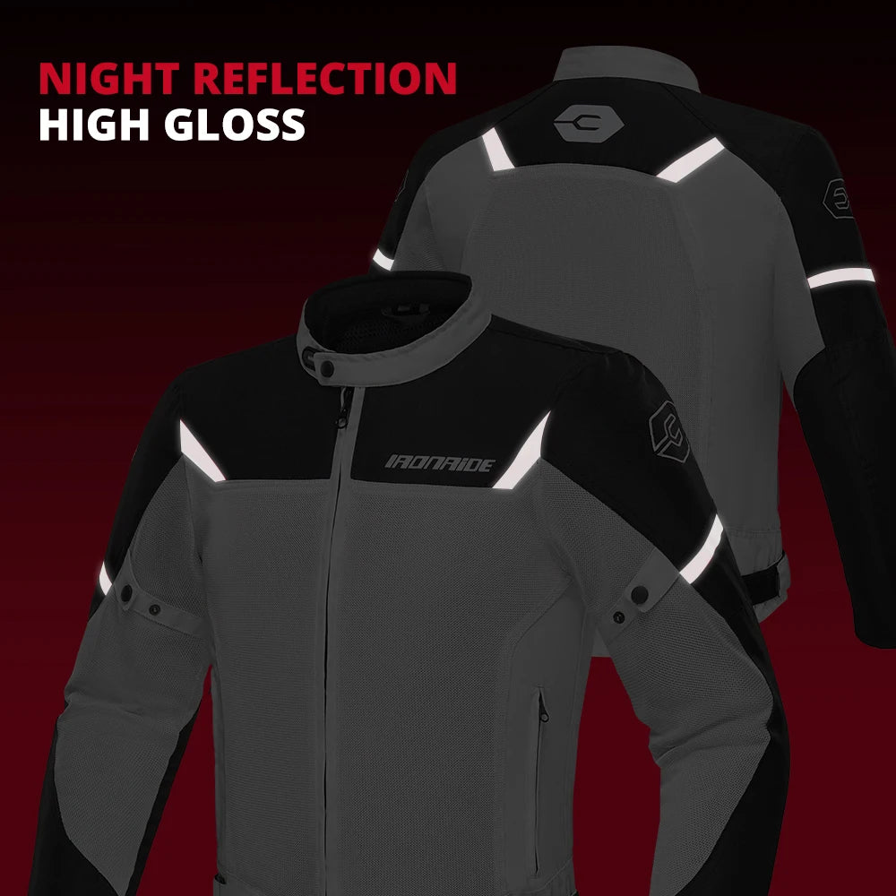 Motorcycle Jacket & Pants Set | Mesh & Breathable - View 2 | Henderson Shop