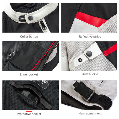 Motorcycle Jacket & Pants Set | Mesh & Breathable - View 5 | Henderson Shop