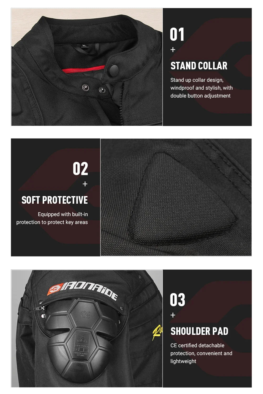 New Motorcycle Jacket Men's Motocross Jacket Motorcycle Protector Pants Moto ... | Henderson Shop