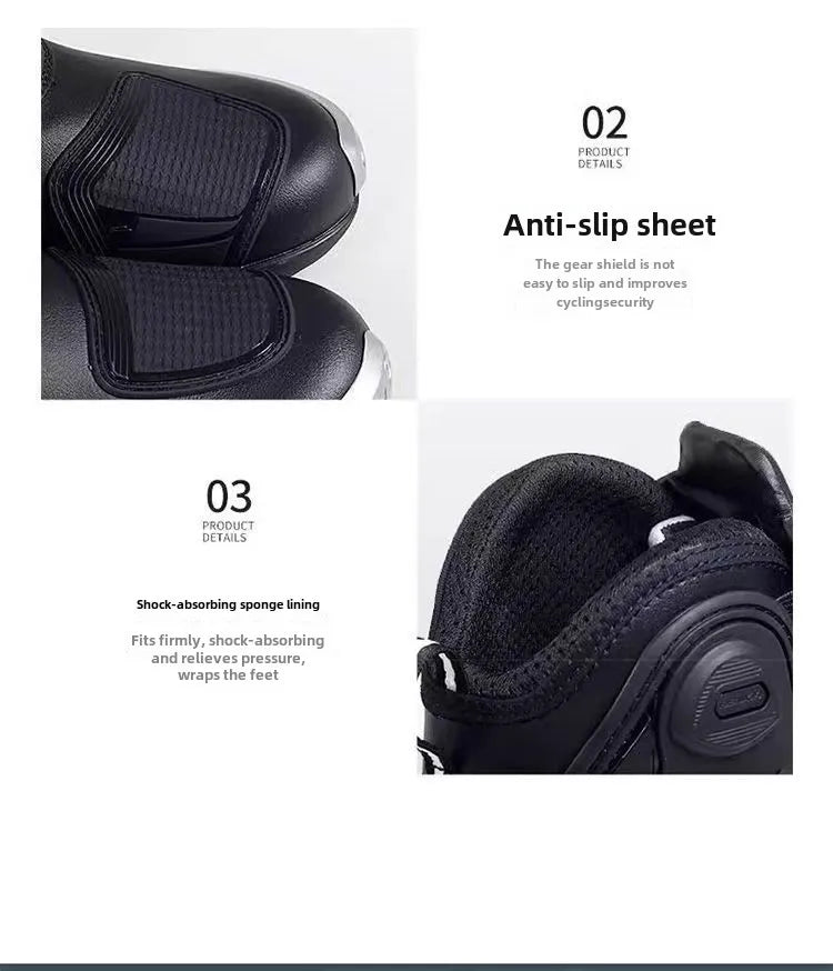 BENKIA Motorcycle Boots Men Professional Track Riding Botas