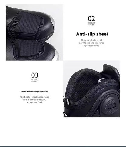 BENKIA Motorcycle Boots Men Professional Track Riding Botas