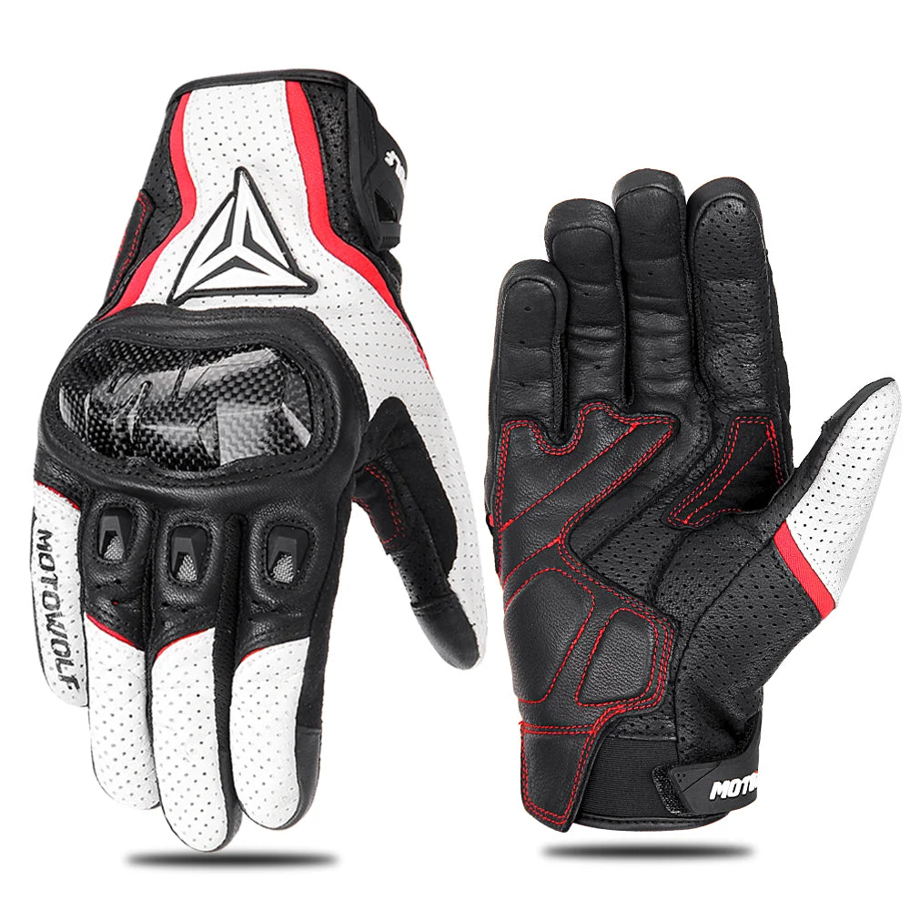 Leather Motorcycle Gloves | Waterproof & Leather - View 16 | Henderson Shop