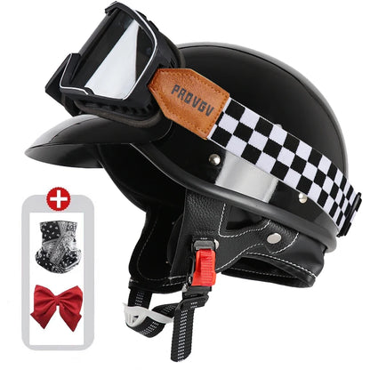 Vintage Half Face Helmet | Bluetooth - View 26 | Henderson Shop