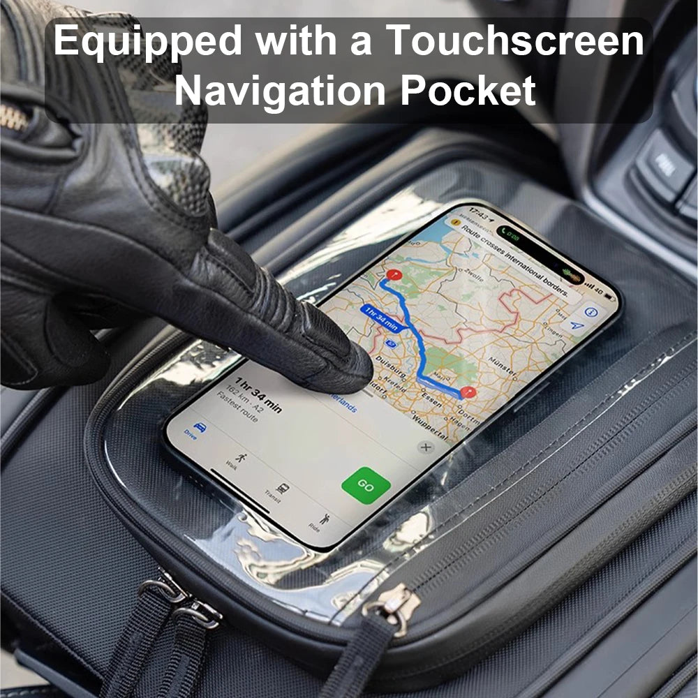 Scooter Tunnel Bag EVA Hard Shell Motorcycle Fuel Tank Bag Pedal Saddle Bag for Yamaha XMAX 125 250 300 400 NMAX 125 155 160