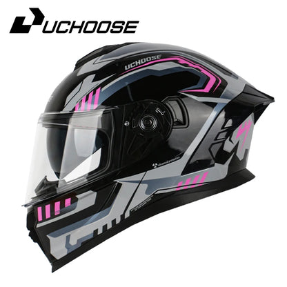 Flip Up Motorcycle Helmet Double Lens Modular Flip Full Face Helmet High Quality DOT Approved Moto Cascos Motociclistas