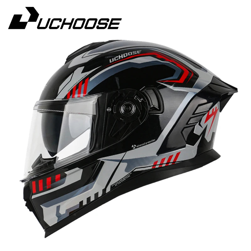 Flip Up Motorcycle Helmet Double Lens Modular Flip Full Face Helmet High Quality DOT Approved Moto Cascos Motociclistas