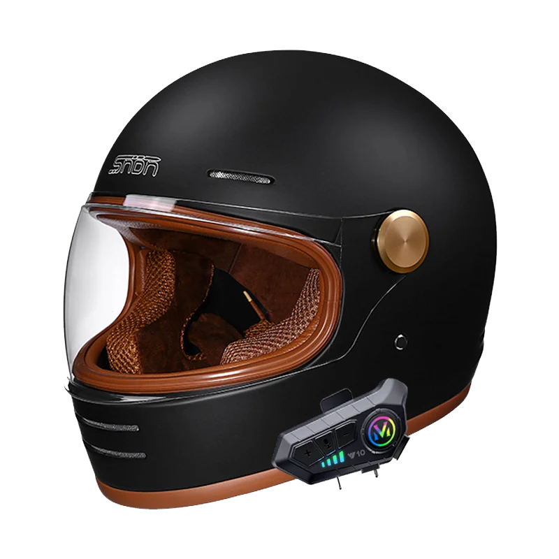 Full Face Motorcycle Helmet | DOT Certified & Bluetooth - View 19 | Henderson Shop