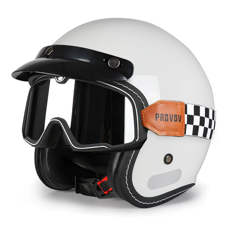 Vintage Half Face Helmet | Breathable - View 15 | Henderson Shop