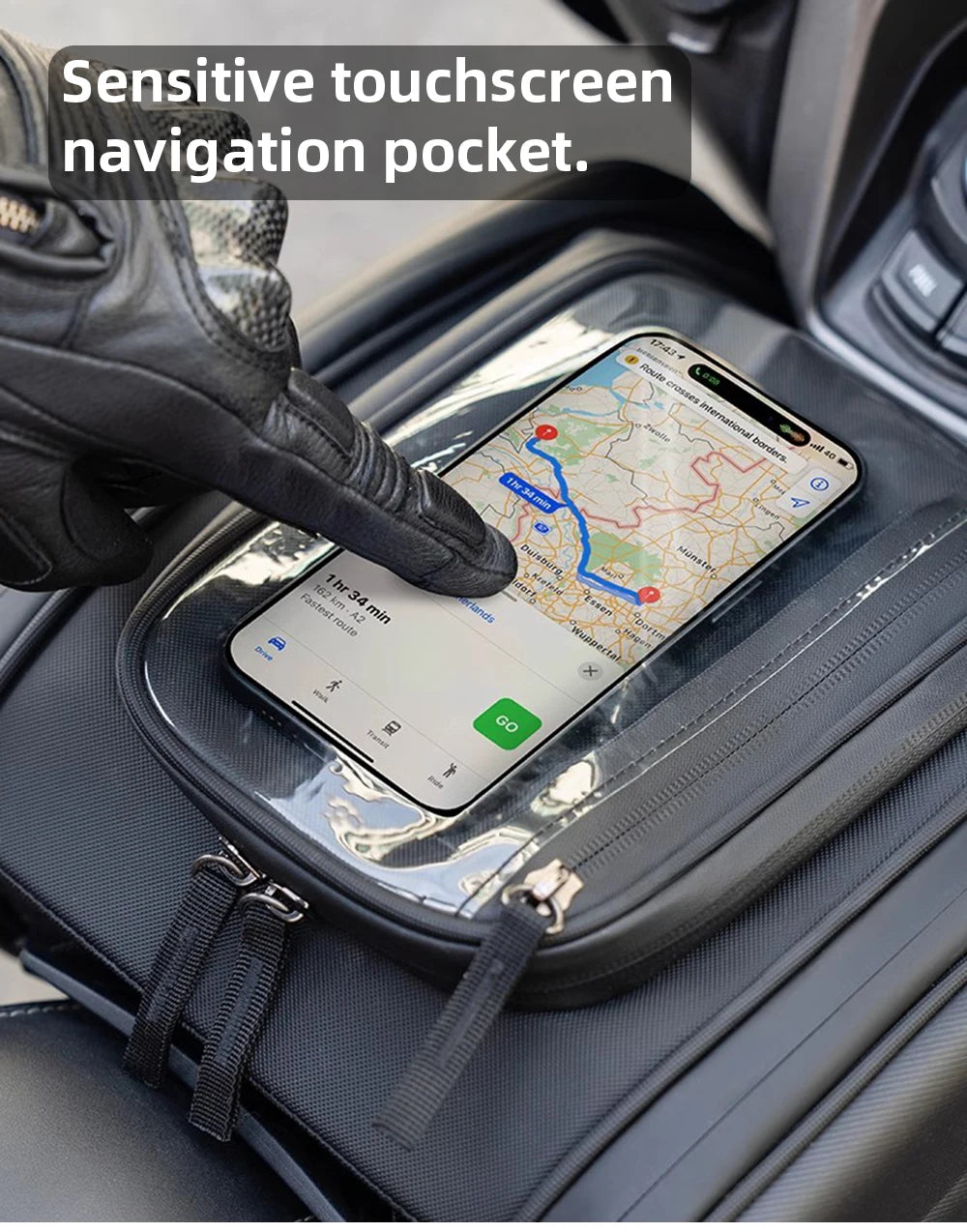 Scooter Tunnel Bag EVA Hard Shell Motorcycle Fuel Tank Bag Pedal Saddle Bag for Yamaha XMAX 125 250 300 400 NMAX 125 155 160