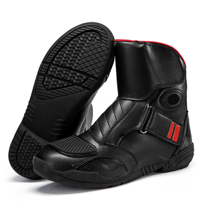 Men's Motorcycle Boots Outdoor Waterproof Motos Cycling Protective Shoes Motocross Off-Road Racing Boots Motorcycle Accessories
