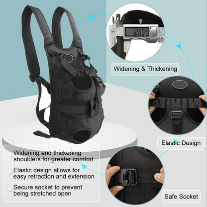 Pet Carry Portable Bag Puppy Adjustable Front Backpack Outdoor Travel Pets Ventilated Saddlebag Universal For Motorcycle Riding