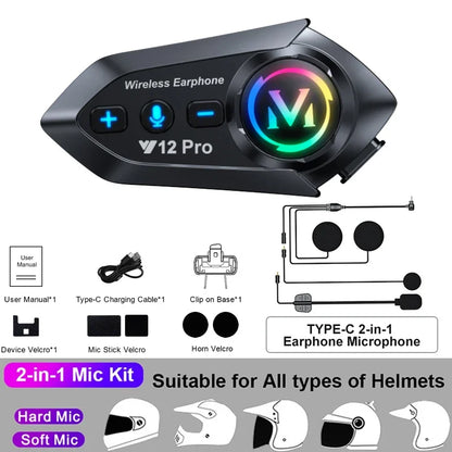Bluetooth Motorcycle Intercom | Waterproof & Bluetooth - View 14 | Henderson Shop