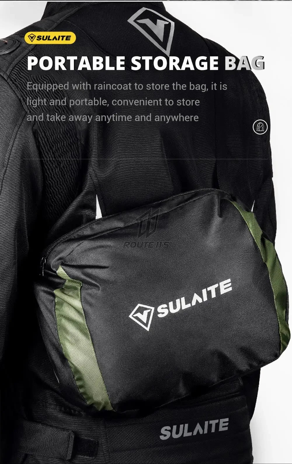 Waterproof motorbike Rain Clothing Reflective Motorcycle Suit Breathable And Comfortable Ultra-thin Raincoat For Biker Cycling