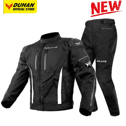 Helmets - Waterproof Men Motorcycle Jackets Windproof Motorcycle Rally Clothes Detachable Warm