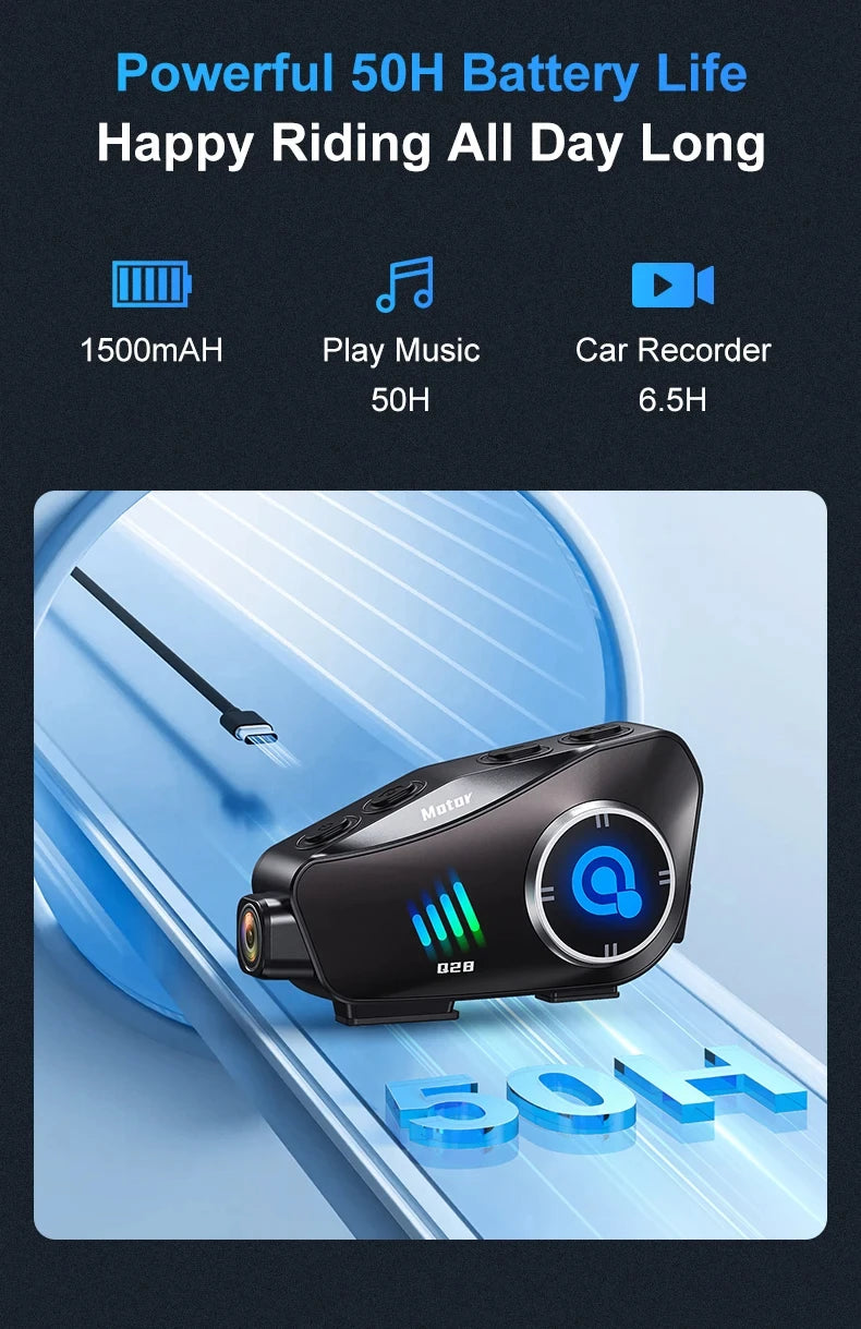Bluetooth Motorcycle Intercom | Bluetooth - View 16 | Henderson Shop
