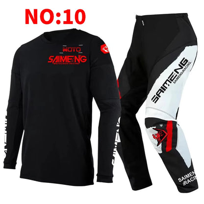 motocross set for child MX Jersey and Pants children Youth MTB DH UTV Enduro MX Gear Set Combo Off Road Racing Suit Dirt Bike