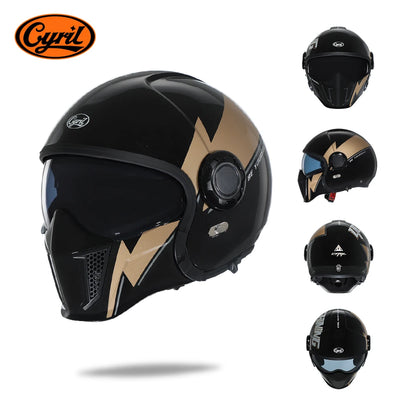 Hendersonshop Full Face Open Face Motorcycle Helmet Motorbike Street Bike Helmets