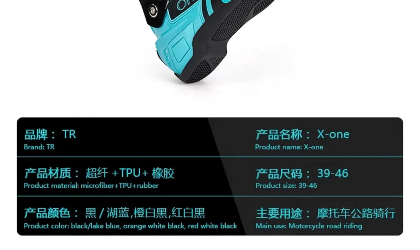 Motorcycle Boots Men Motorcycle Riding Shoes Crashproof Motorbike Shoes Consolidate Stability Knight Shoes