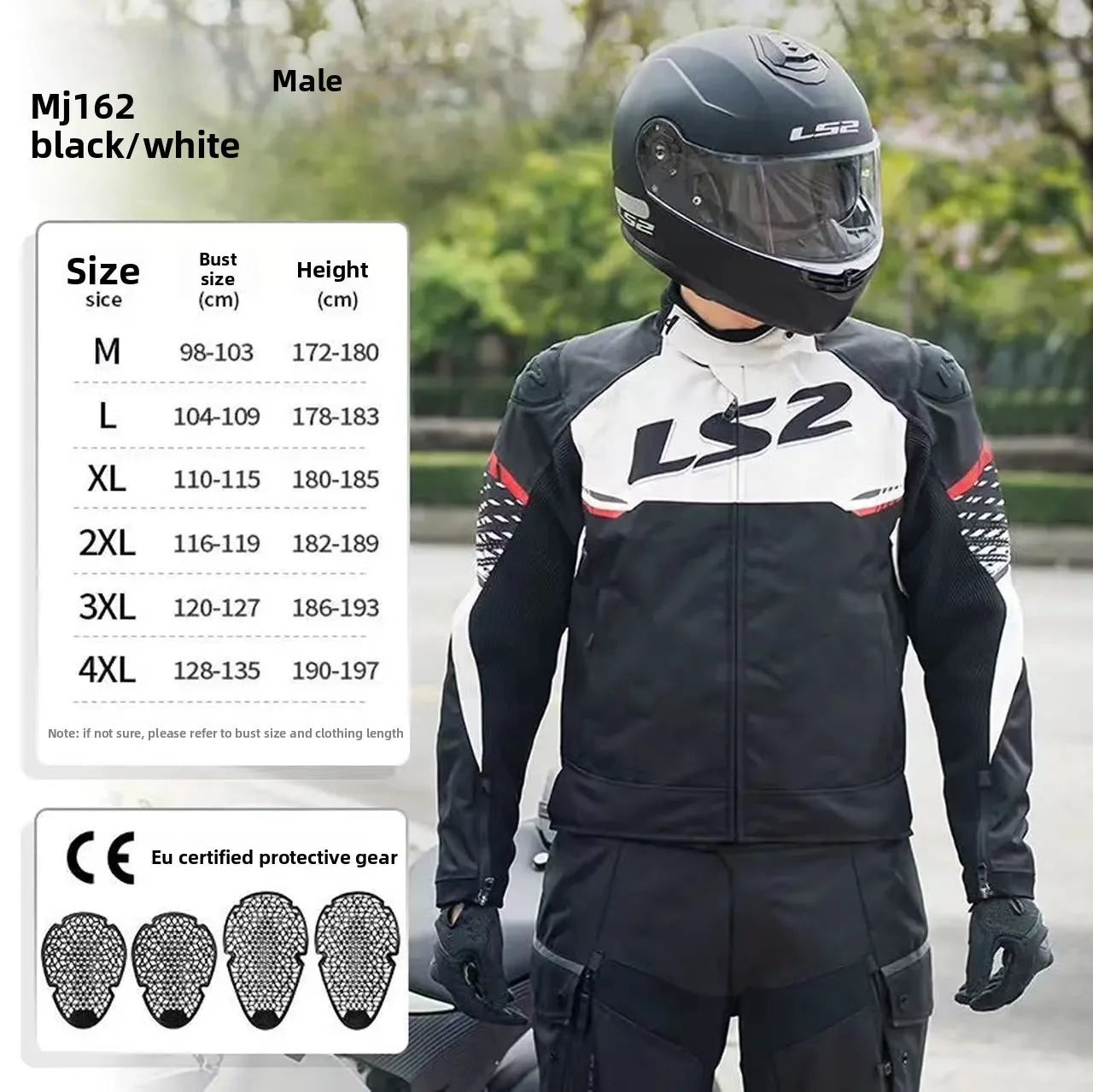 Hendersonshop LS2 Original APEX Motorcycle Jacket Autumn Winter Waterproof Windproof Warm