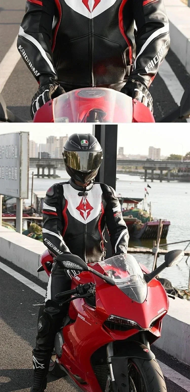 Hendersonshop Motorcycle Jacket Male Waterproof Winter Warm Racing Suit Motorcycle Female