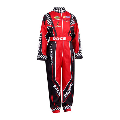Boy Racer Cosplay Costume Red Classic One-Piece Training Racing