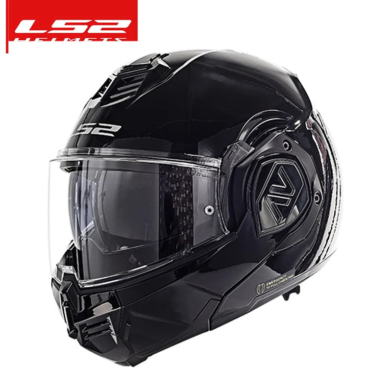 Hendersonshop LS2 FF906 Advant Flip Up Face Helmets ECE Motorcycle Modular