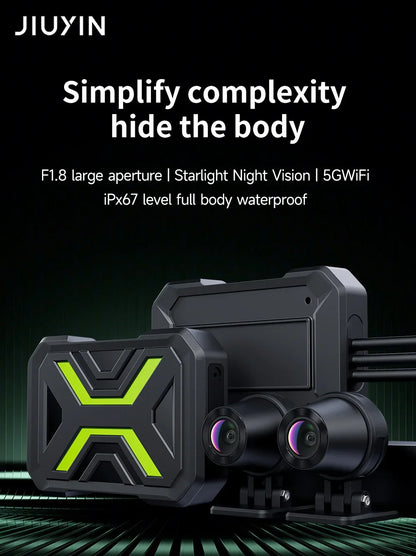 Jiuyin Motorcycle Dash Camera | Waterproof - View 13 | Henderson Shop