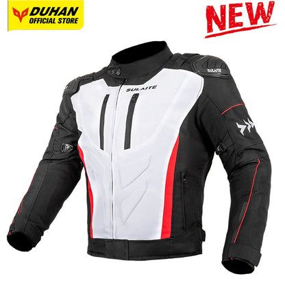 Helmets - Waterproof Men Motorcycle Jackets Windproof Motorcycle Rally Clothes Detachable Warm