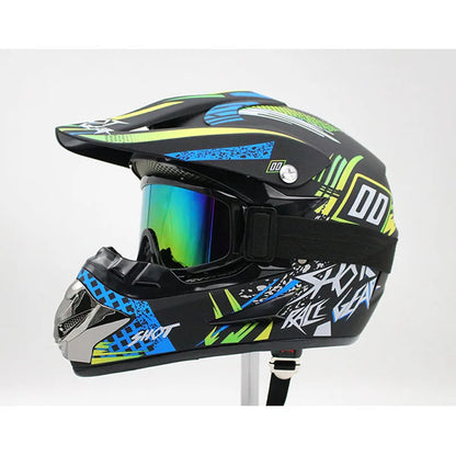 Helmets - 2019 New Flip Up Motorcycle Helmet Children motocross Off Road