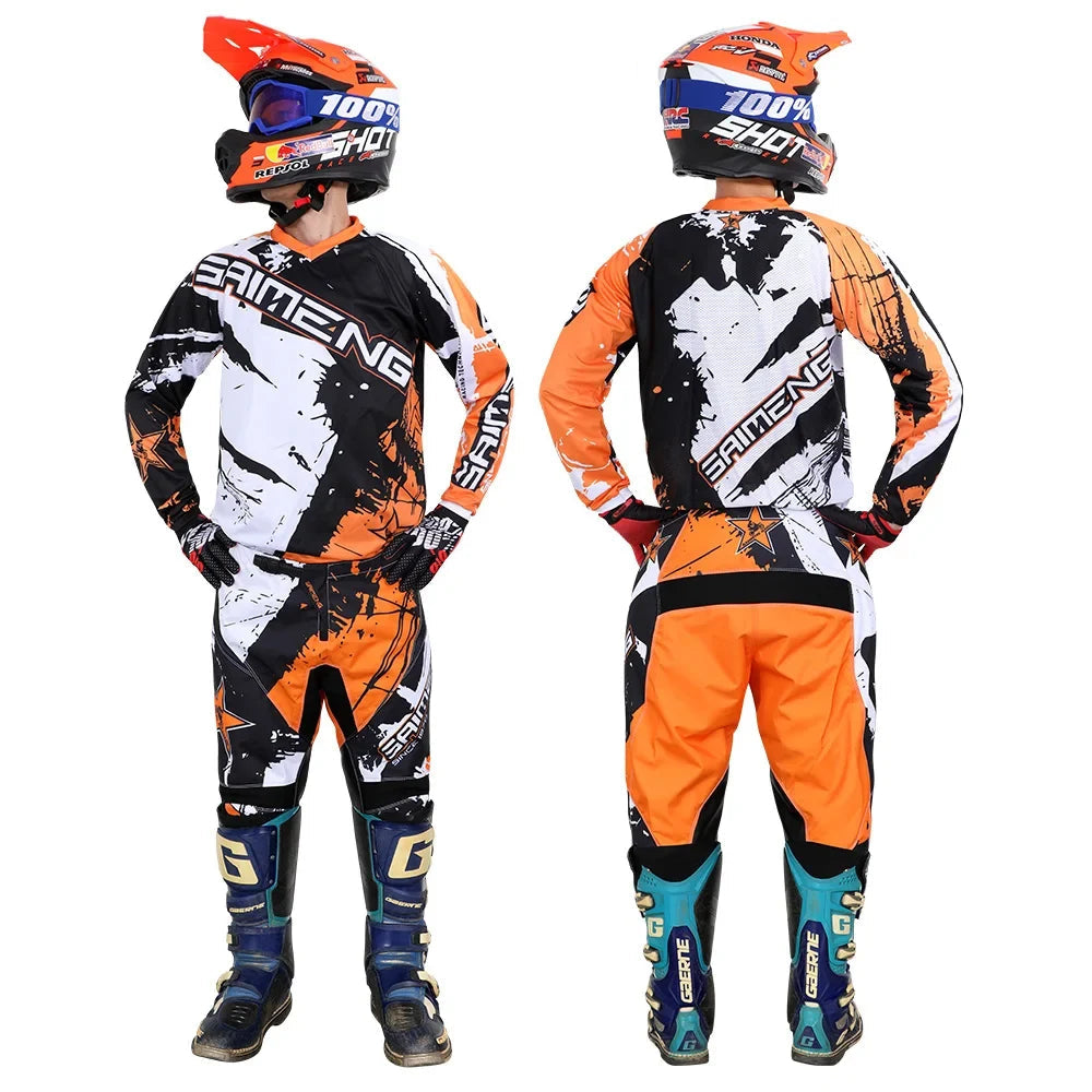 children's enduro motocross gear set mx jersey pants motorcycle kits mtb Off ... | Henderson Shop