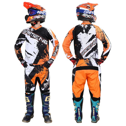 children's enduro motocross gear set mx jersey pants motorcycle kits mtb Off ... | Henderson Shop
