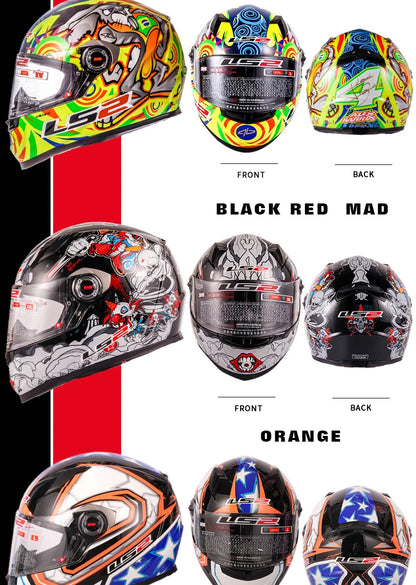 Hendersonshop LS2 Draze Full Face Capacete Masculino For women ls2 FF358