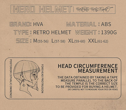 Harley Vintage Half Face Helmet | DOT Certified - View 7 | Henderson Shop