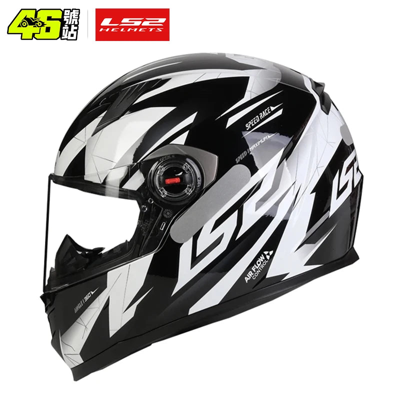 Helmets - LS2 Full Face Capacete Masculino ls2 FF358 Motocross Racing Man