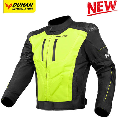 Helmets - Waterproof Men Motorcycle Jackets Windproof Motorcycle Rally Clothes Detachable Warm