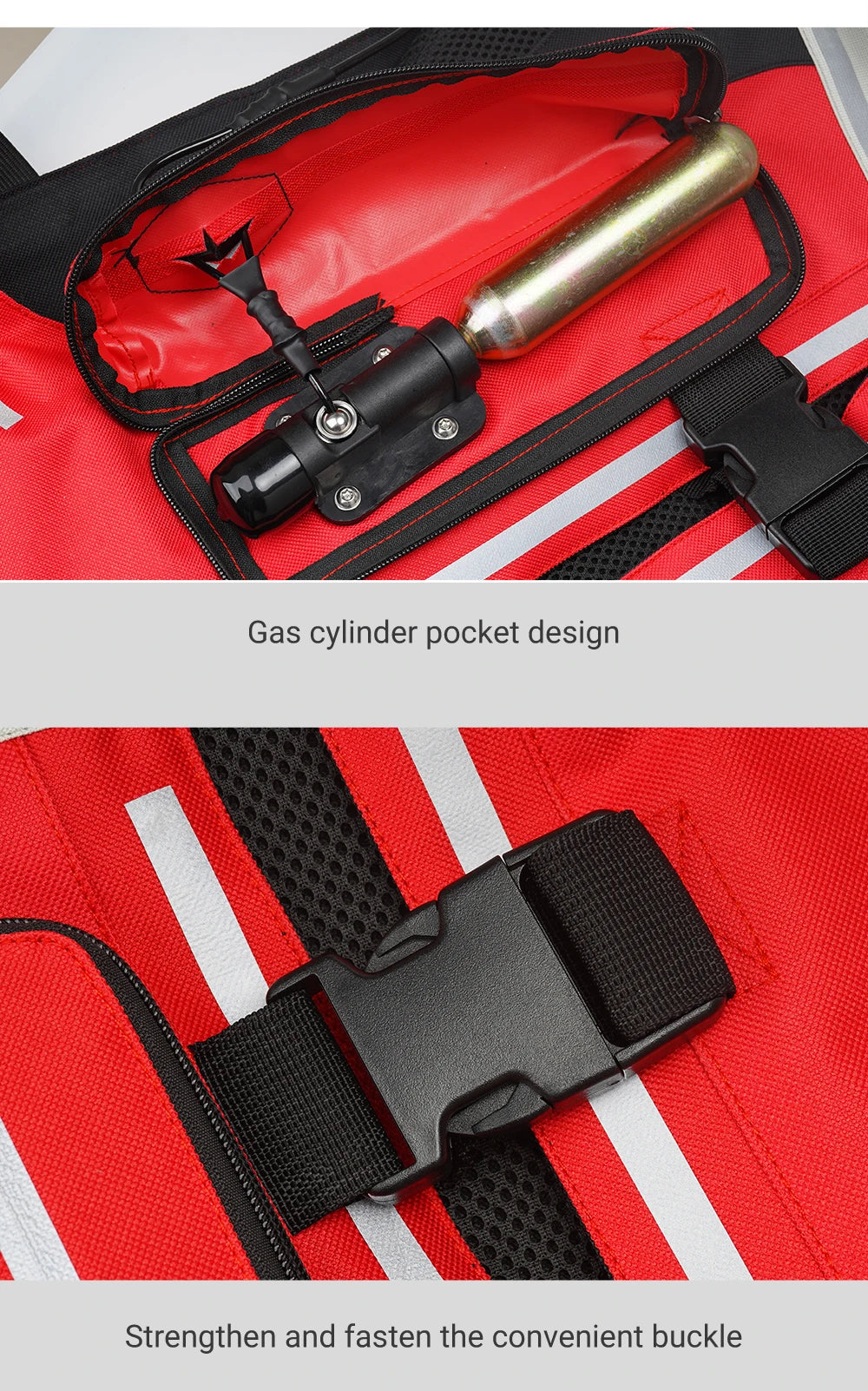 Motorcycle Airbag Safety Vest | CO2 Anti-Crash Protection | Henderson Shop