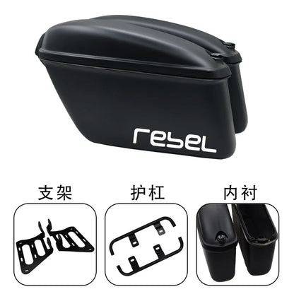 Motorcycle Luggage SaddleBags For Honda CMX1100 Rebel CM1100 2020-2023 Traveling Side Bag 19.5L High-capacity