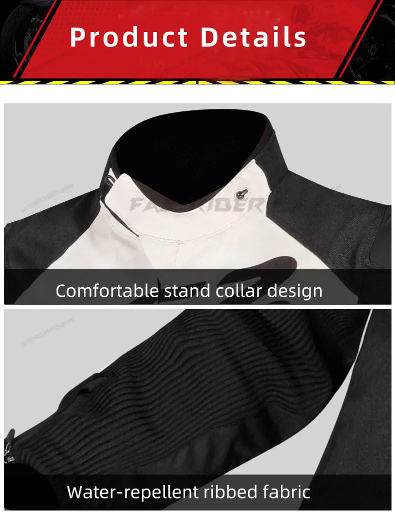 Hendersonshop LS2 Original APEX Motorcycle Jacket Autumn Winter Waterproof Windproof Warm