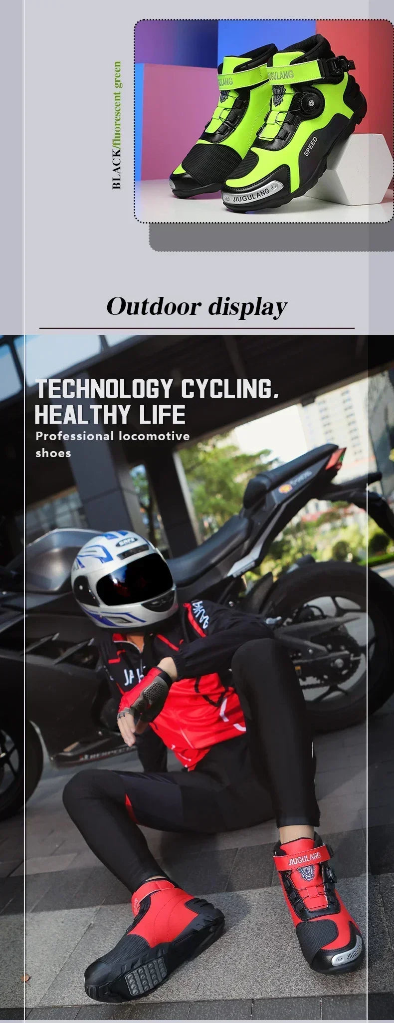 Racing Motorcycle Boots | Winter & Summer - View 14 | Henderson Shop