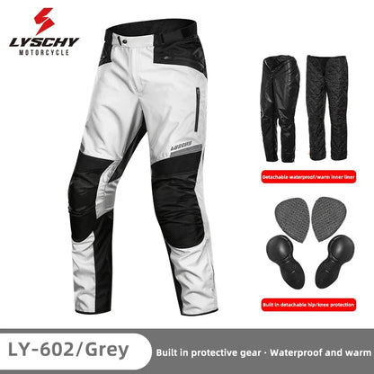 Hendersonshop LYSCHY Motocross Jacket Pants Autumn Winter Waterproof Warm Motorcycle Riding
