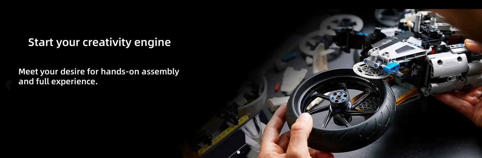 2025 New 1920Pcs 1:5 Motorcycle Building Blocks Toy Set Motorcycle Model Cons... | Henderson Shop