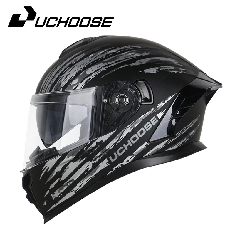 Flip Up Motorcycle Helmet Double Lens Modular Flip Full Face Helmet High Quality DOT Approved Moto Cascos Motociclistas