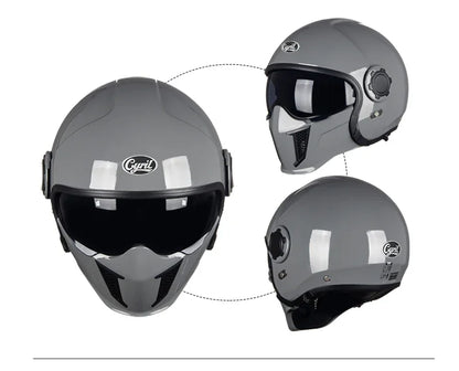 Hendersonshop Full Face Open Face Motorcycle Helmet Motorbike Street Bike Helmets