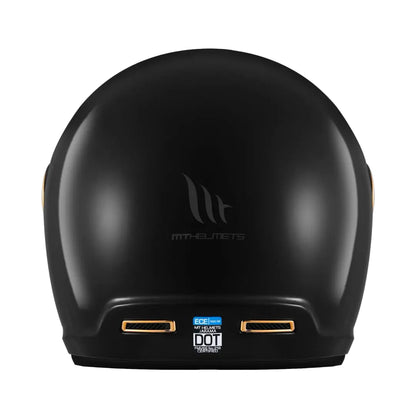 Motorcycle Retro Mt Helmet Spain Jarama Single Visor Dual D-Ring Buckle - View 5 | Henderson Shop