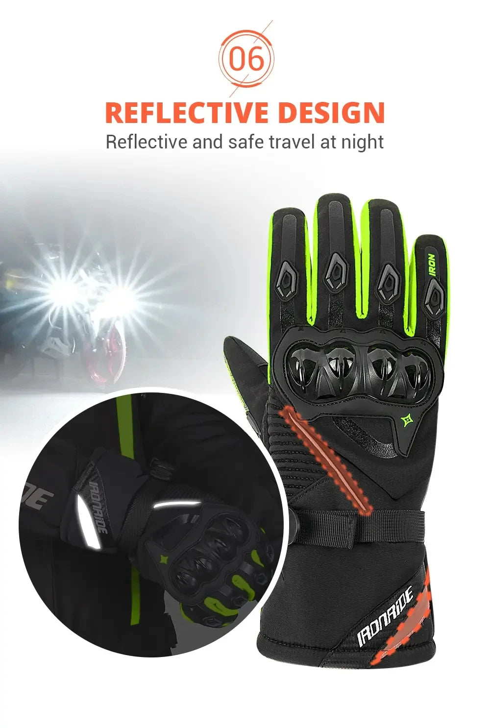 Winter Motorcycle Gloves | Waterproof & Winter - View 18 | Henderson Shop