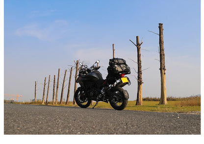 Rhinowalk Tail Bag 45L - additional angle showing motorcycle tail bag features and details