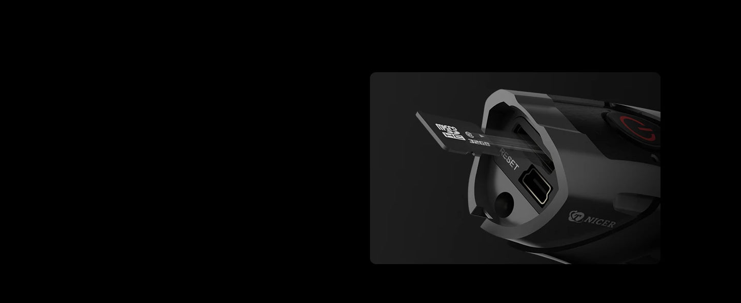 TNICER R3 Action Camera 1080P WiFi, Motorcycle Bike Bicycle Helmet Camcorder