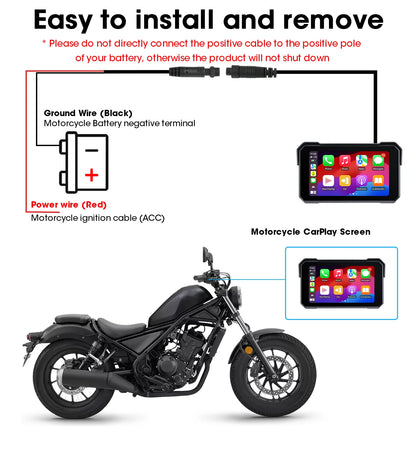 Jansite Motorcycle GPS Navigator | Waterproof & CarPlay - View 17 | Henderson Shop